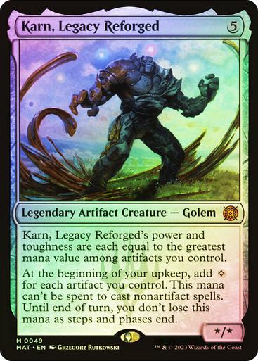 Karn, Legacy Reforged [Foil] #49 Magic March of the Machine: The Aftermath