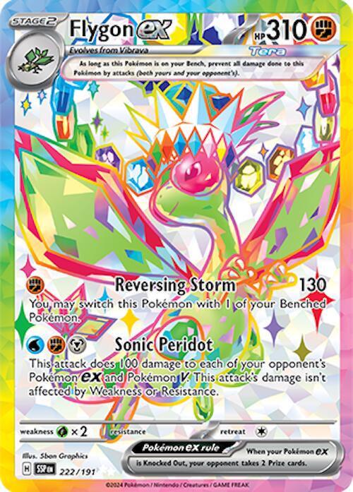 Flygon ex #222 Pokemon Surging Sparks