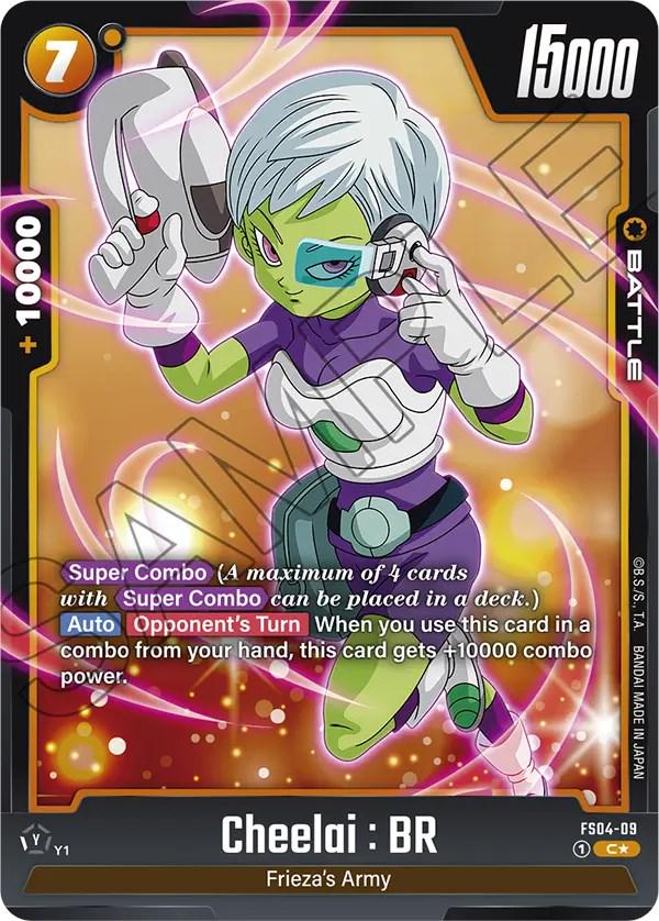 Cheelai : BR [Bonus Pack Alternate Art Holo] FS04-09 Dragon Ball Fusion World Starter Deck: Frieza