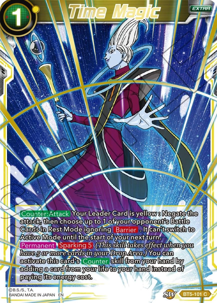 Time Magic [Gold Stamped Foil] BT5-101 Dragon Ball Super Mythic Booster