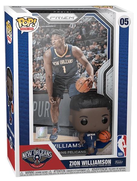 Zion Williamson #5 Funko POP Trading Cards