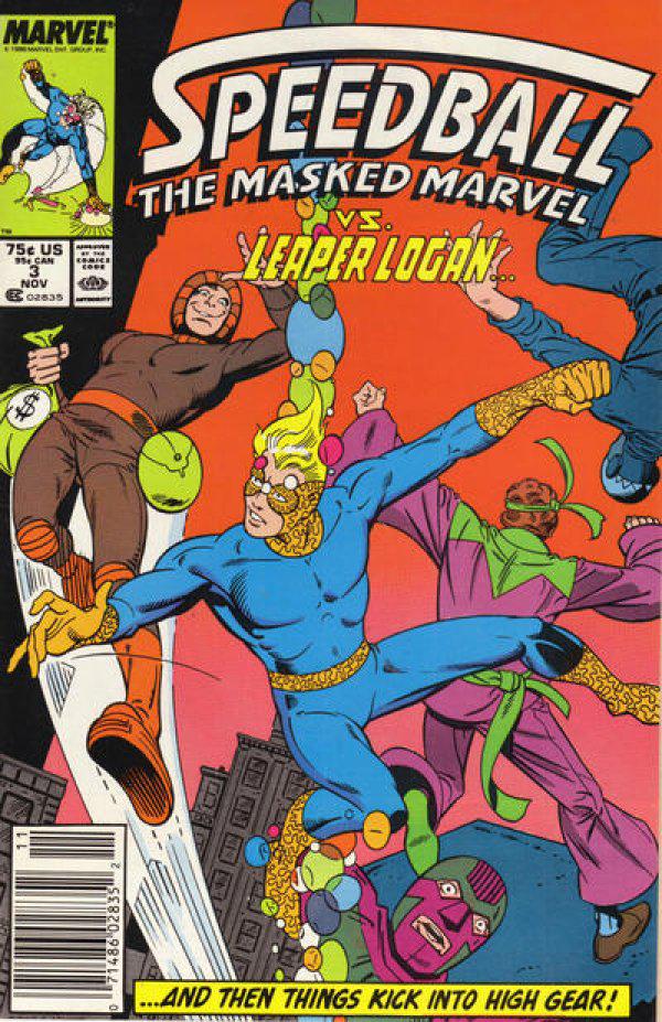 Speedball [Jeweler] #3 (1988) Comic Books Speedball: The Masked Marvel