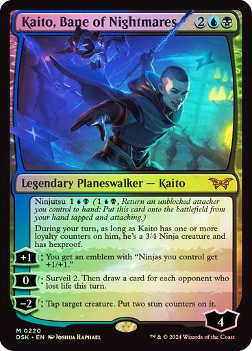 Kaito, Bane of Nightmares [Foil] #220 Magic Duskmourn: House of Horror