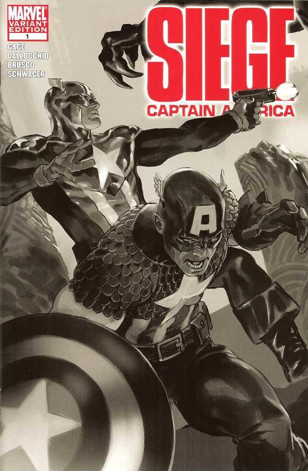 Siege: Captain America [Sketch] #1 (2010) Comic Books Siege