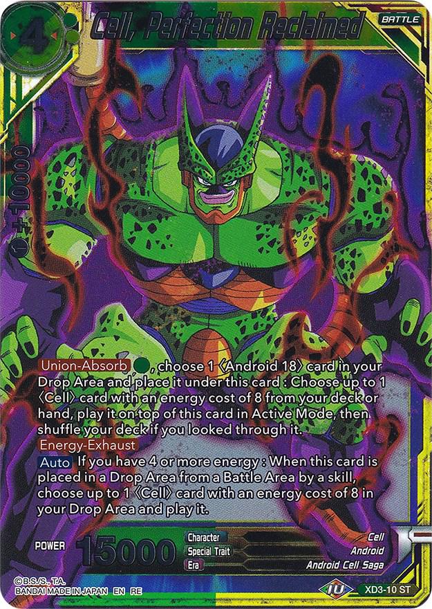 Cell, Perfection Reclaimed [Foil] XD3-10 Dragon Ball Super Expansion Set: Ultimate Deck 2022