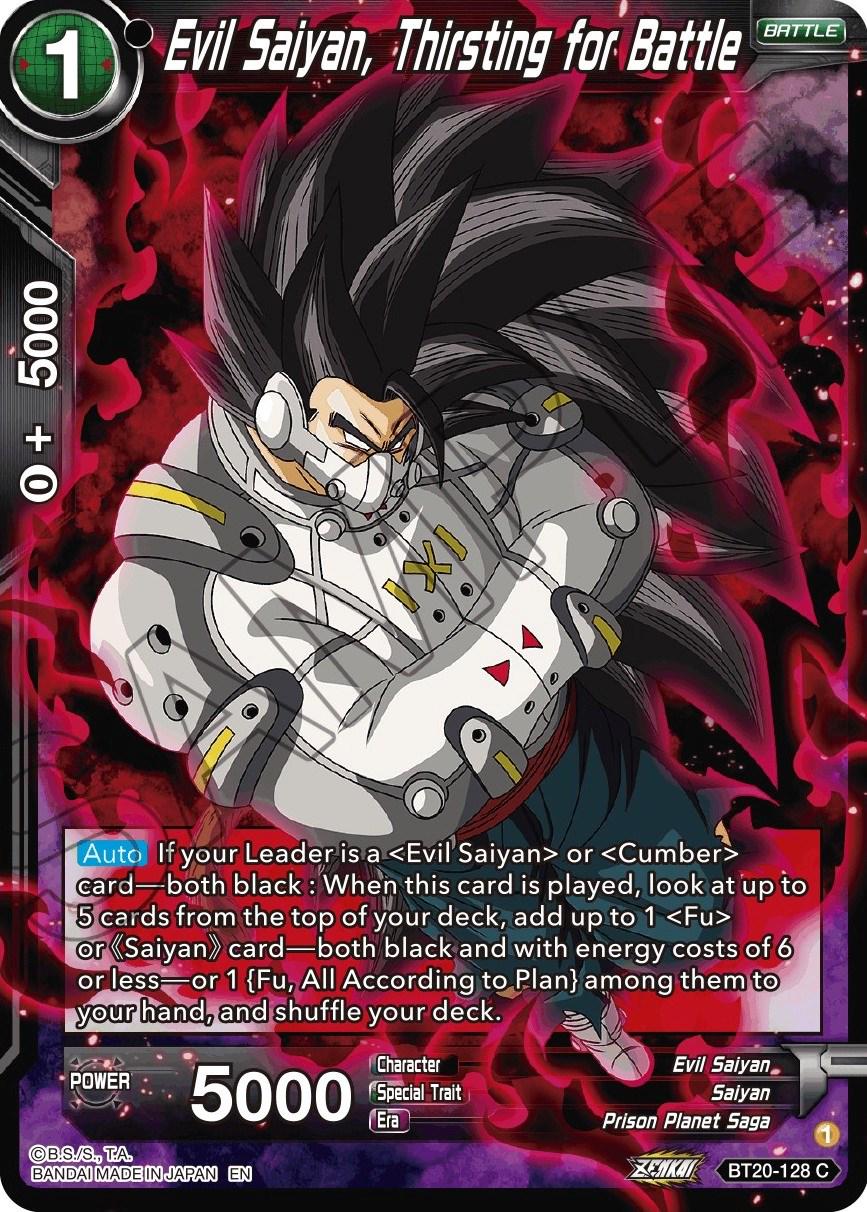 Evil Saiyan, Thirsting for Battle BT20-128 Dragon Ball Super Power Absorbed