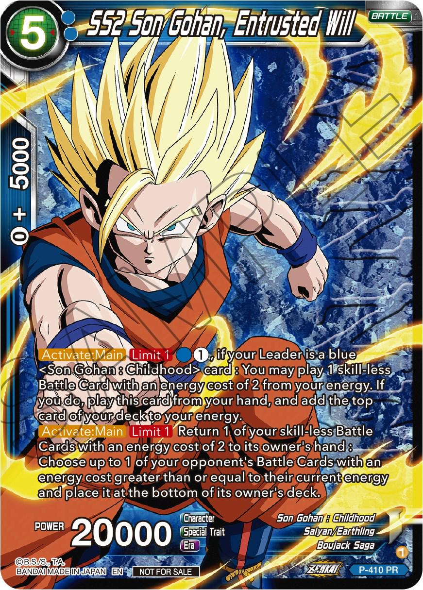 SS2 Son Gohan, Entrusted Will [Winner] P-410 Precios | Dragon Ball ...