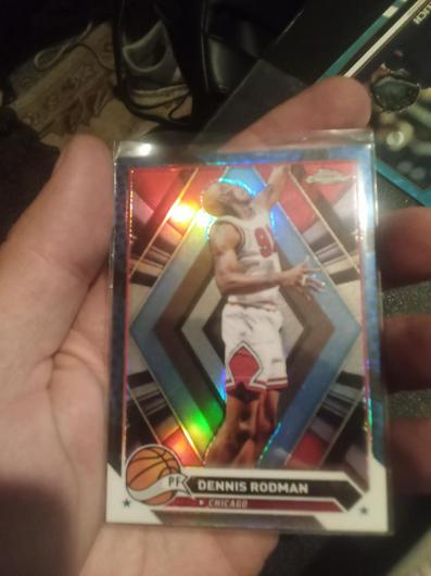 Dennis Rodman [Blue Basketball Refractor] #87 photo