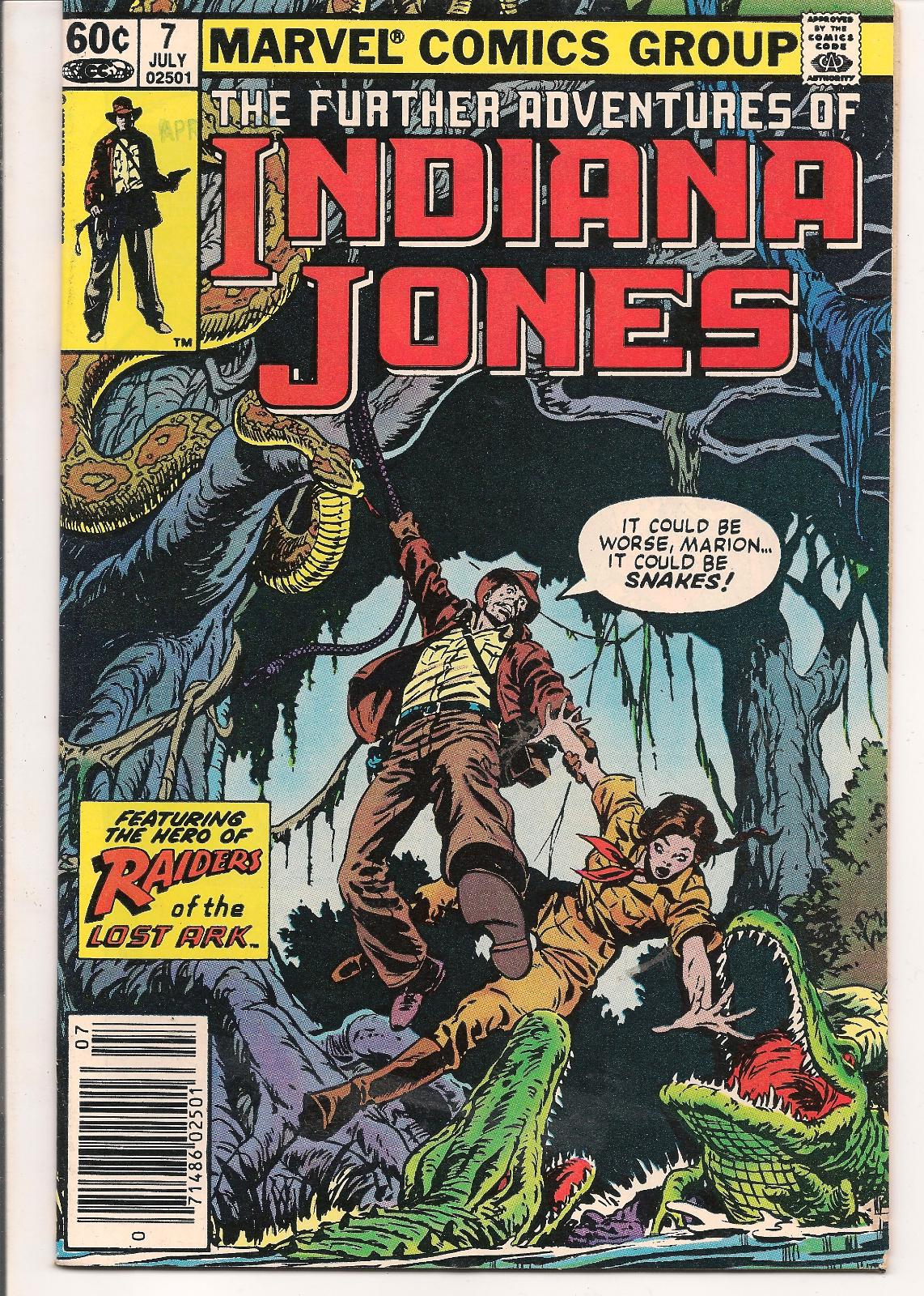 Further Adventures Of Indiana Jones [Newsstand] #7 (1983) Comic Books Further Adventures of Indiana Jones