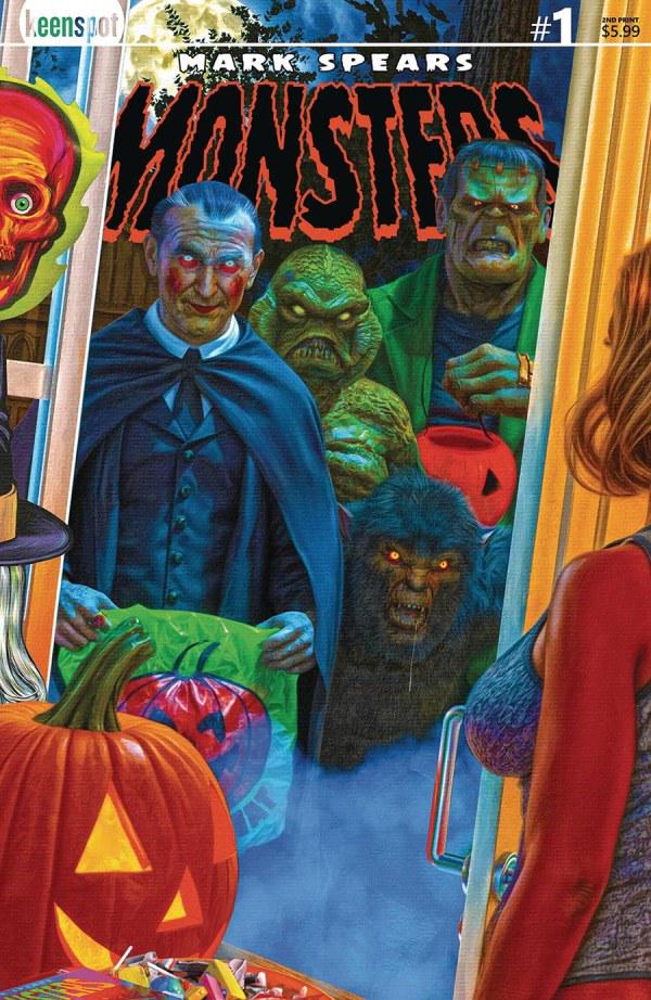 Mark Spears Monsters [2nd Print Spears Trick Or Treat] #1 (2024) Comic Books Mark Spears Monsters