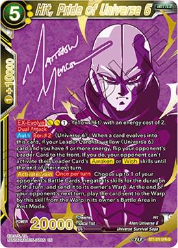 Hit, Pride of Universe 6 [SPR Signature] BT7-079 Dragon Ball Super Assault of the Saiyans