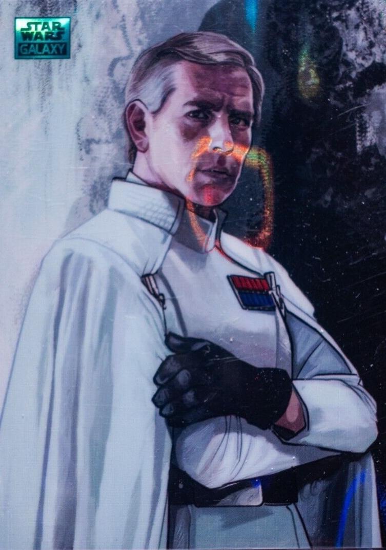 Director Krennic [Aqua Lava Refractor] #GE-6 Star Wars 2024 Topps Chrome Galaxy Galactic Empire Art