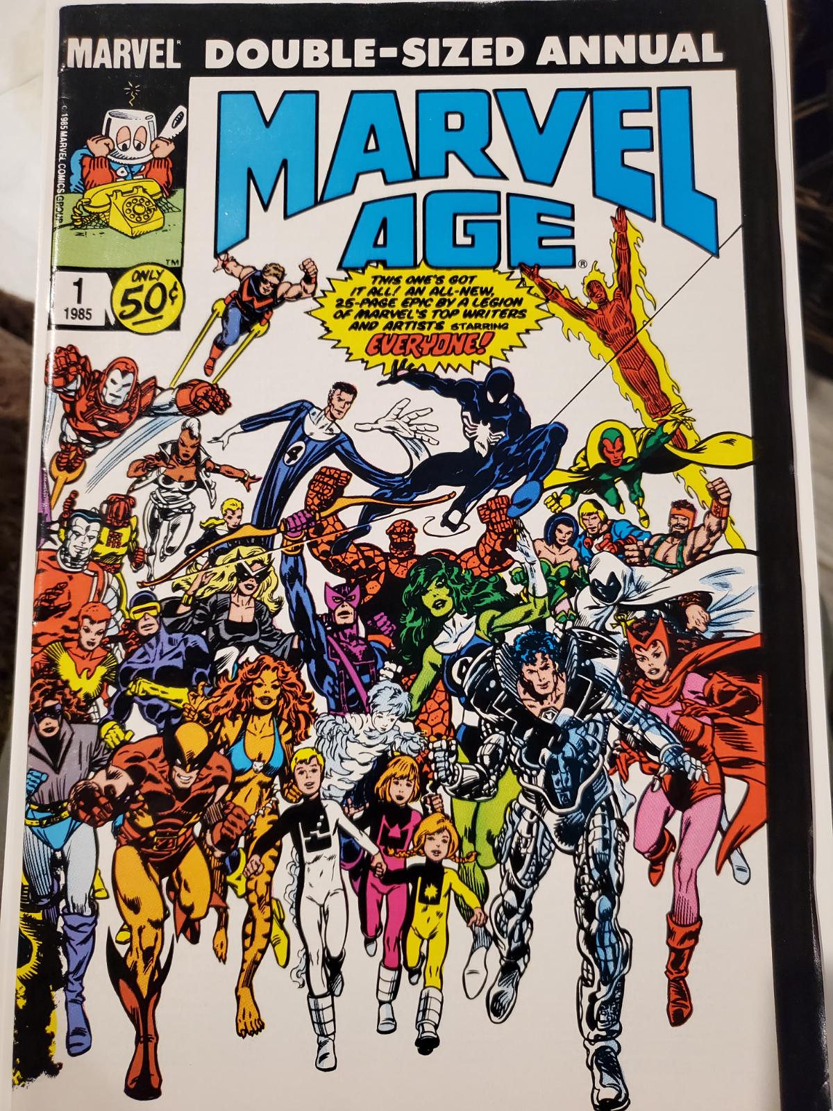 Marvel Age Double-Sized Annual #1 (1985) Comic Books Marvel Age