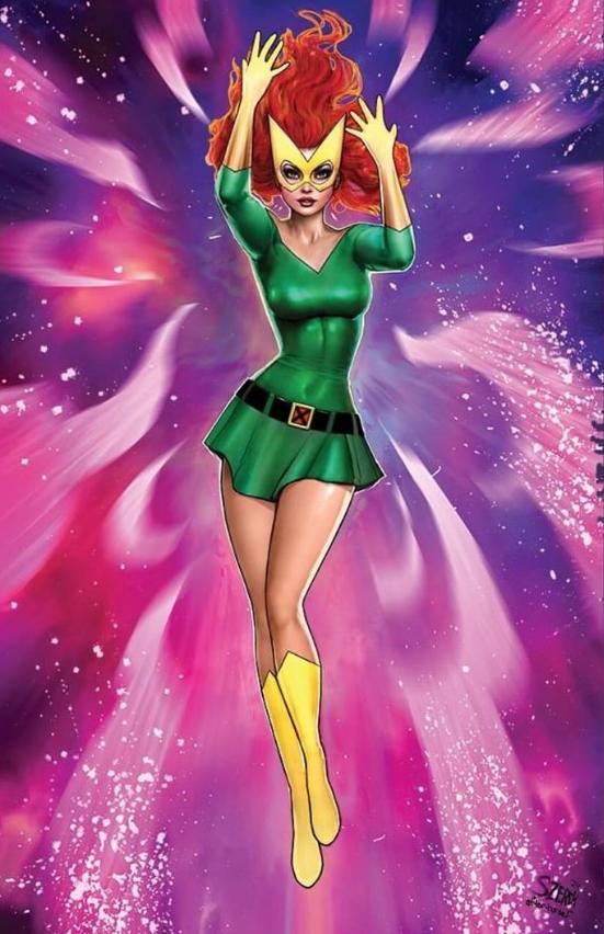 Phoenix [Szerdy Marvel Girl Foil Virgin] #1 (2024) Comic Books Phoenix