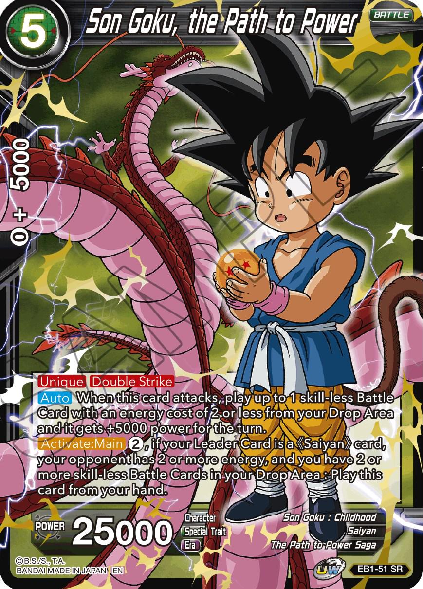 Son Goku, the Path to Power EB1-51 Dragon Ball Super Battle Evolution Booster