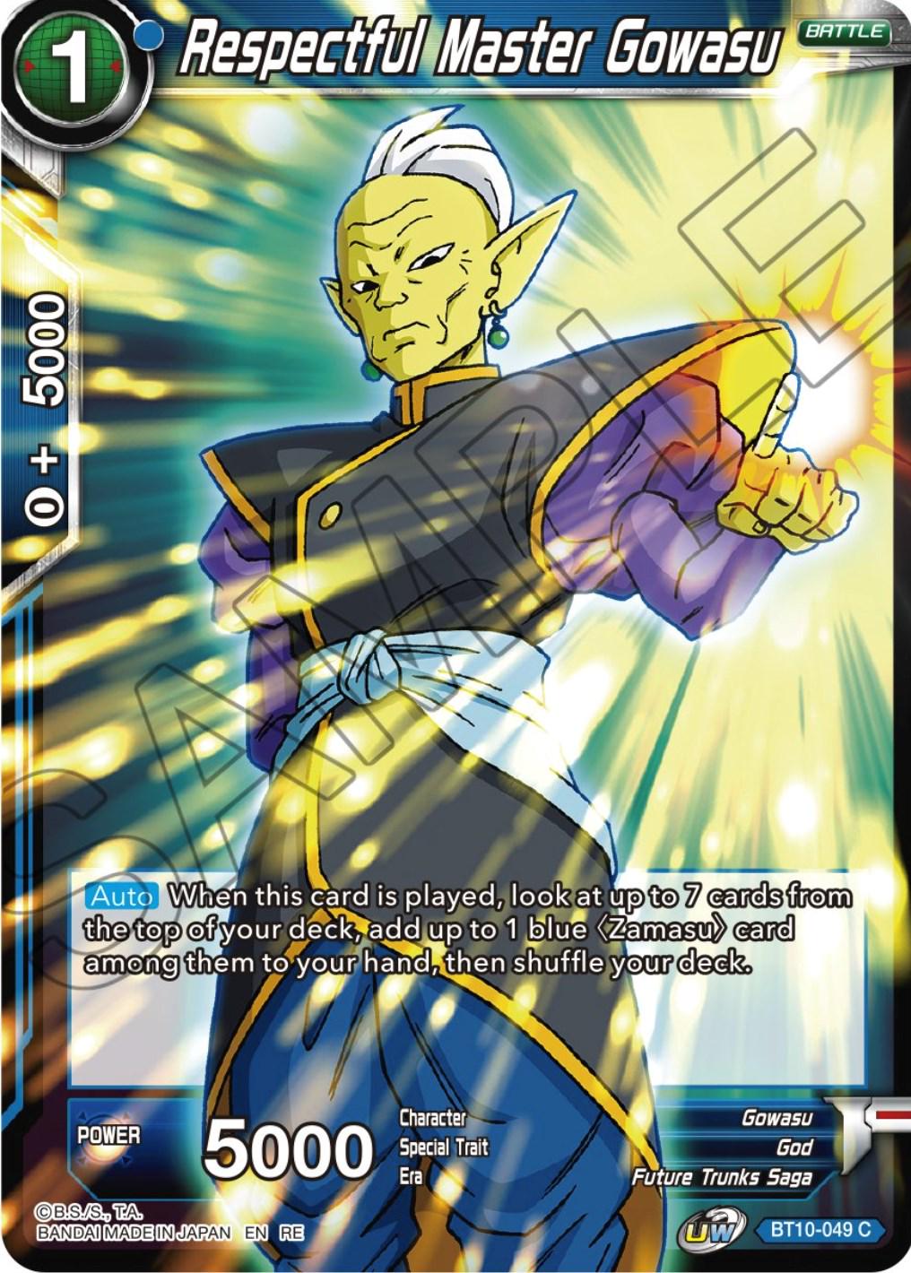 Respectful Master Gowasu [Reprint Foil] BT10-049 Dragon Ball Super Expansion Set: Ultimate Deck 2023