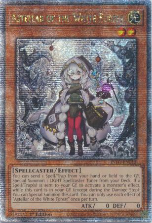 Astellar of the White Forest [Quarter Century Secret Rare] INFO-EN013 YuGiOh The Infinite Forbidden