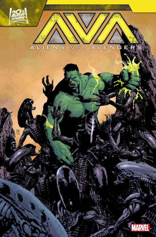 Aliens vs. Avengers [Sorrentino] #2 (2024) Comic Books Aliens vs. Avengers