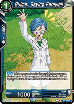 Bulma, Saying Farewell [Foil] BT7-033 Dragon Ball Super Assault of the Saiyans