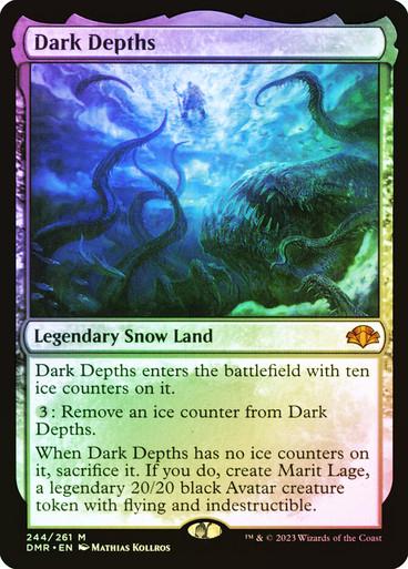 Dark Depths [Foil] #244 Magic Dominaria Remastered