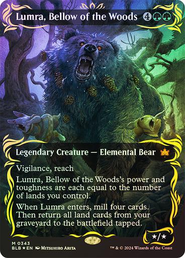 Lumra, Bellow of the Woods #343 Magic Bloomburrow