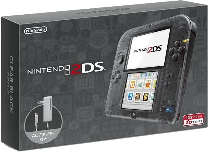 Transparent Black high quality Nintendo 2DS