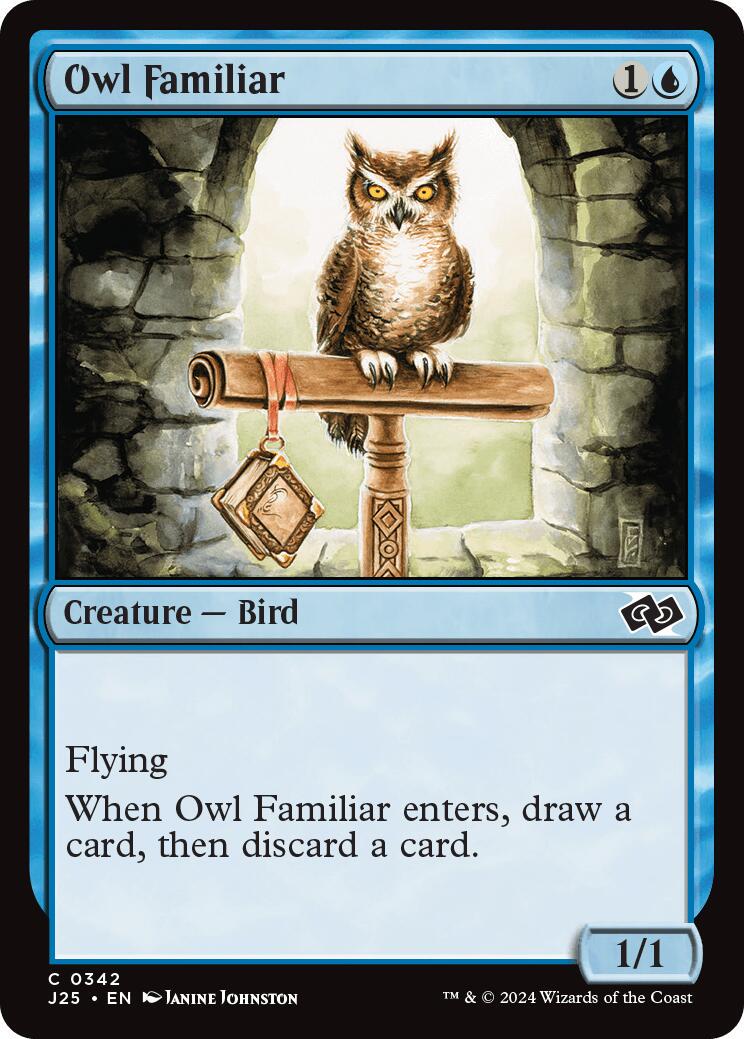 Owl Familiar #342 Magic Foundations Jumpstart