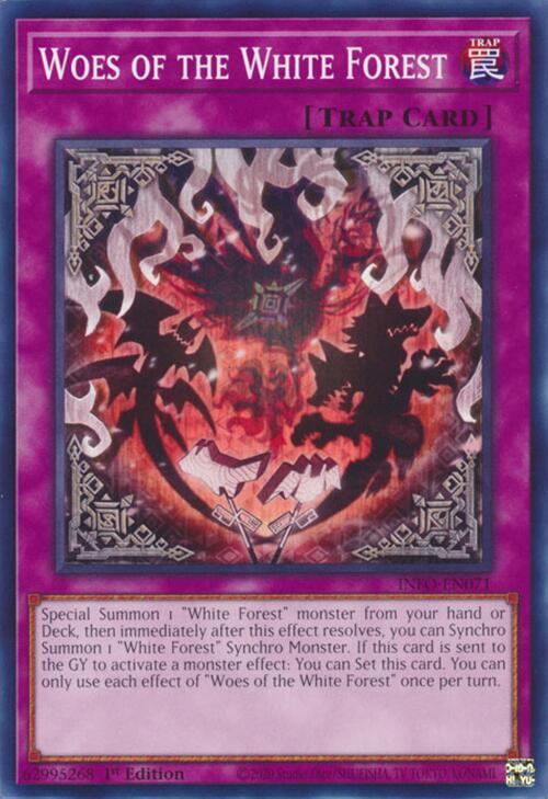 Woes of the White Forest INFO-EN071 YuGiOh The Infinite Forbidden