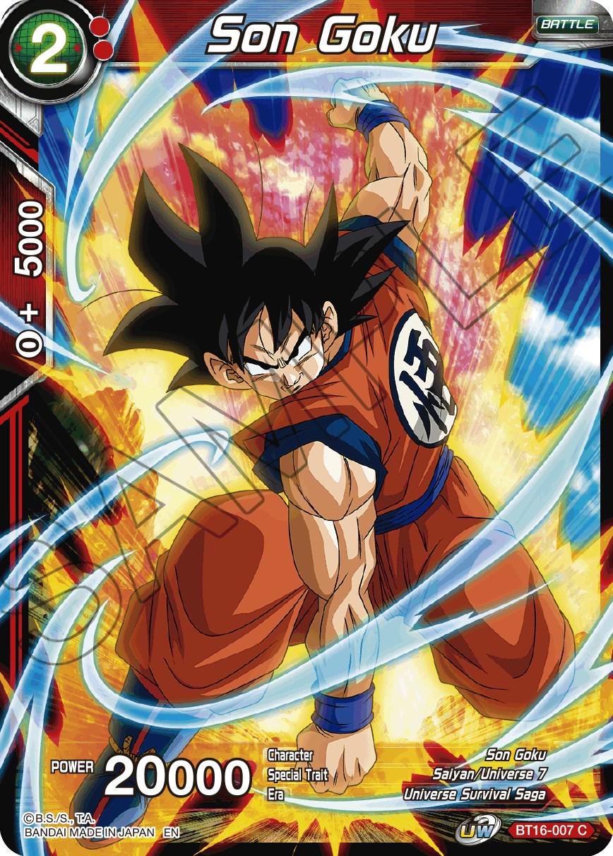 Son Goku BT16-007 Dragon Ball Super Realm of the Gods