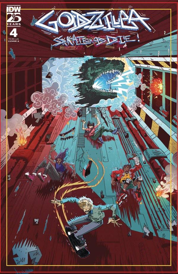 Godzilla: Skate or Die #4 (2024) Comic Books Godzilla: Skate or Die