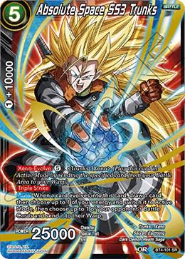 Absolute Space SS3 Trunks BT4-101 Dragon Ball Super Colossal Warfare