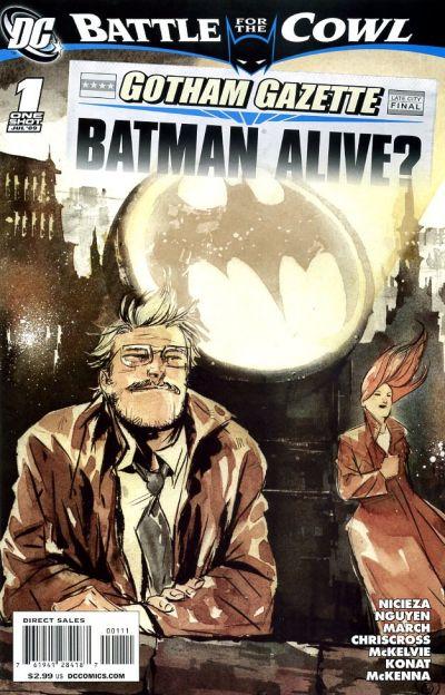 Battle for the Cowl: Gotham Gazette: Batman Alive #1 (2009) Comic Books Batman: Battle for the Cowl