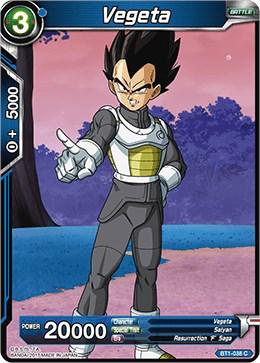 Vegeta BT1-038 Dragon Ball Super Galactic Battle