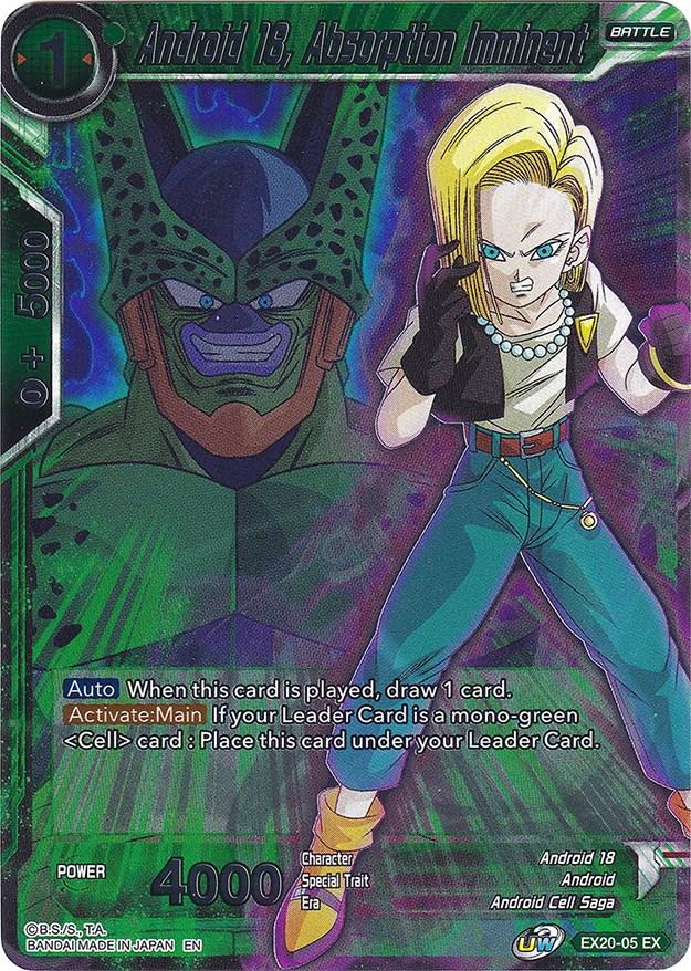 Android 18, Absorption Imminent [Foil] EX20-05 Dragon Ball Super Expansion Set: Ultimate Deck 2022