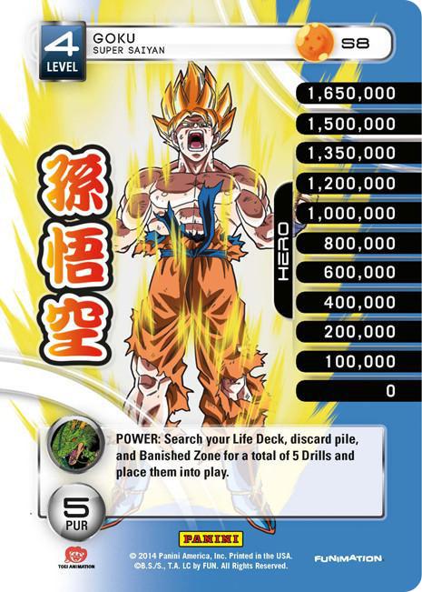 Goku - Super Saiyan [High Tech Foil] S8 Dragon Ball Z Premier Set