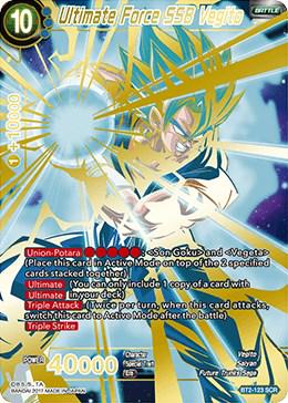 Ultimate Force SSB Vegito BT2-123 Dragon Ball Super Union Force