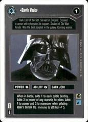 Darth Vader Star Wars CCG Premiere Prices