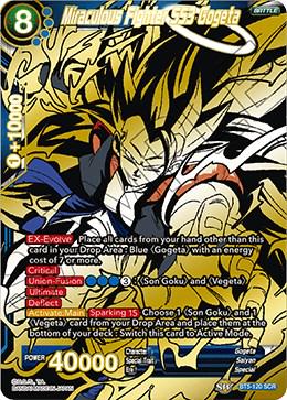 Miraculous Fighter SS3 Gogeta BT5-120 Dragon Ball Super Miraculous Revival