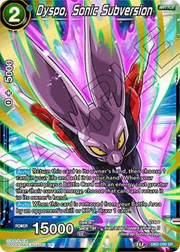 Dyspo, Sonic Subversion DB2-059 Dragon Ball Super Divine Multiverse