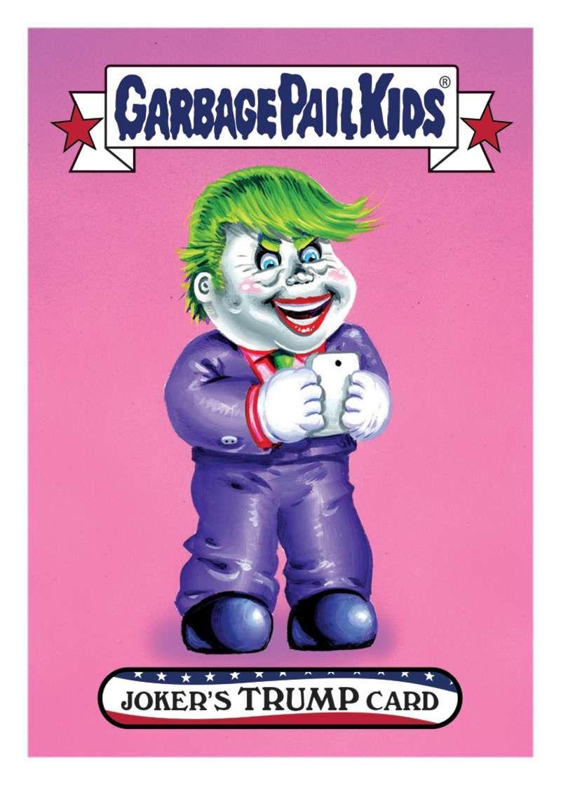 Joker's Trump Card #132 Garbage Pail Kids Disgrace to the White House