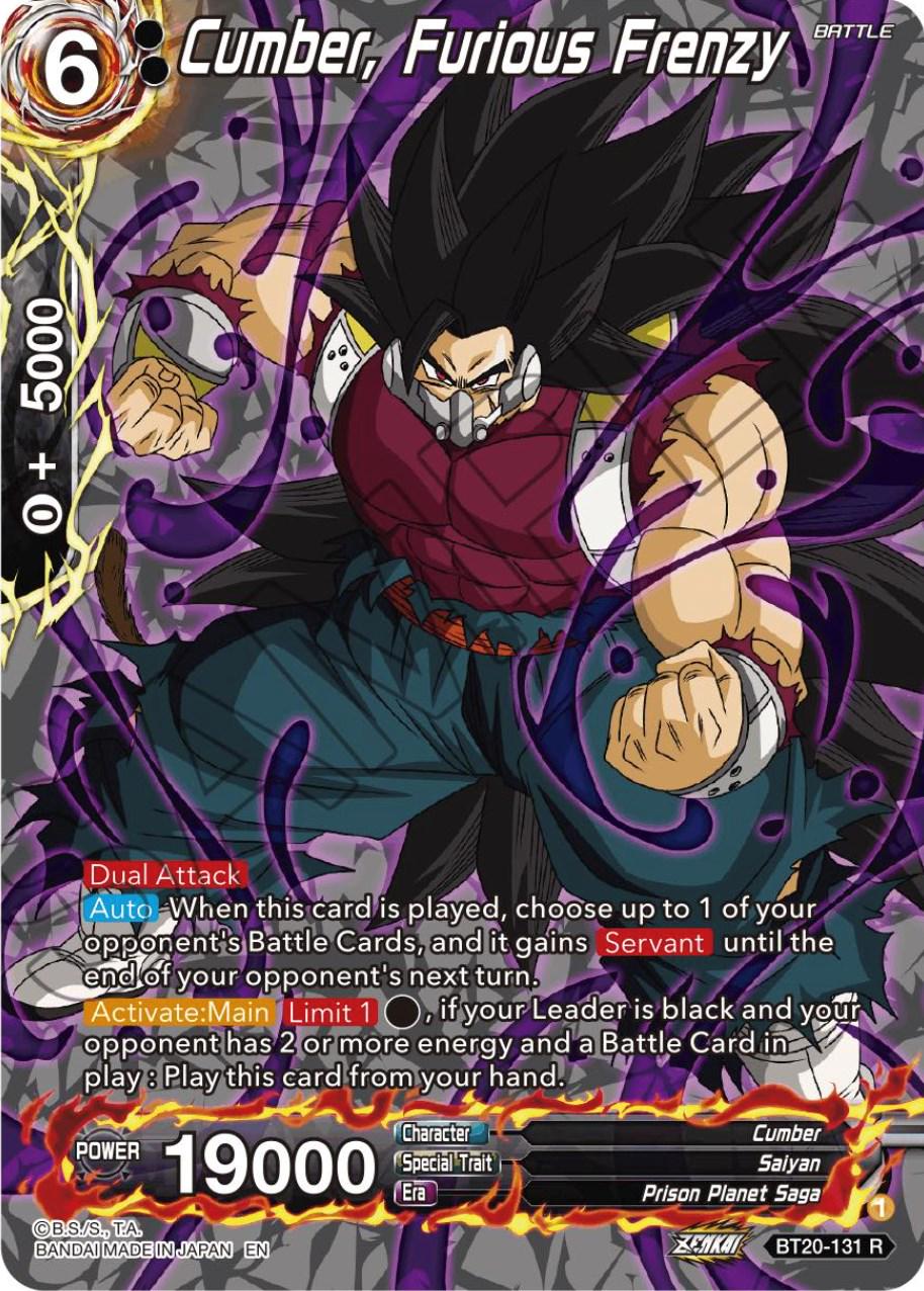 Cumber, Furious Frenzy [Silver Foil] BT20-131 Dragon Ball Super Power Absorbed