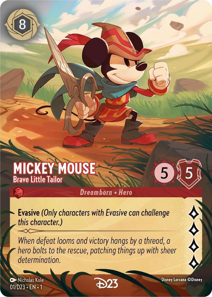 Mickey Mouse - Brave Little Tailor [Extended Art] #1 Lorcana Promo