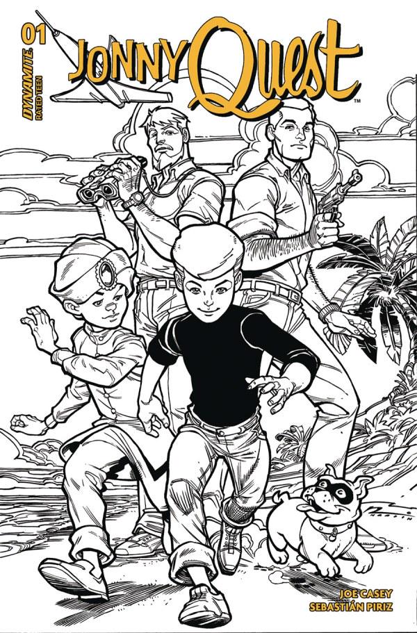 Jonny Quest [Hardin Line Art] #1 (2024) Comic Books Jonny Quest