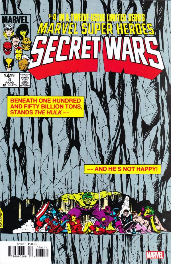 Marvel Super Heroes: Secret Wars [Facsimile] #4 (2024) Comic Books Marvel Super Heroes Secret Wars Facsimile Edition