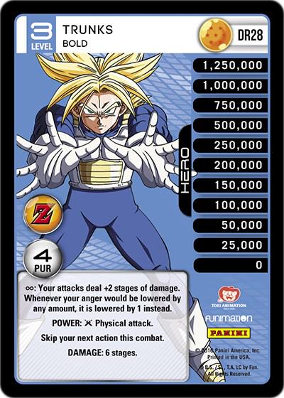 Trunks - Bold DR28 Dragon Ball Z Awakening