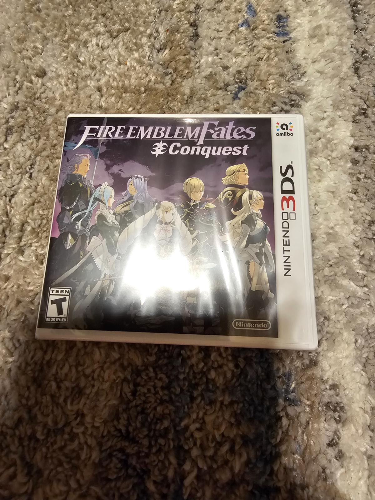 Fire Emblem Fates Conquest New Item, Box, and Manual Nintendo
