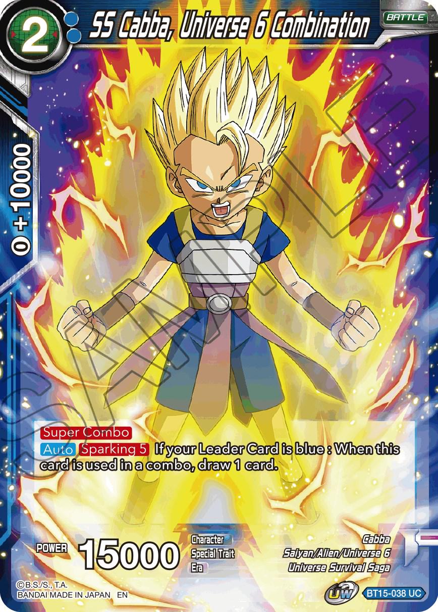 SS Cabba, Universe 6 Combination [Foil] BT15-038 Dragon Ball Super Saiyan Showdown