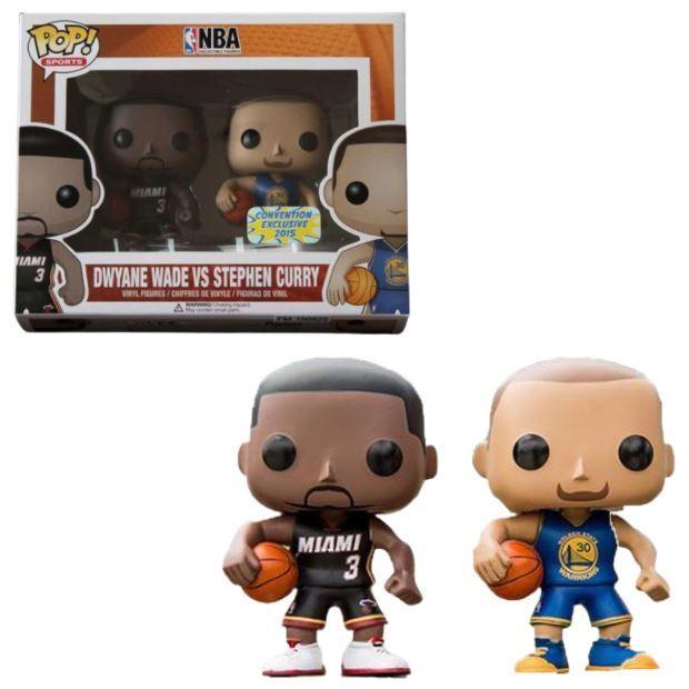 Dwyane Wade Vs Stephen Curry 2 Pack Funko POP Basketball