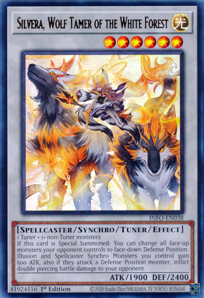 Silvera, Wolf Tamer of the White Forest INFO-EN038 YuGiOh The Infinite Forbidden