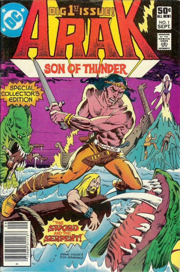 Arak / Son Of Thunder [Newsstand] #1 (1981) Comic Books Arak / Son of Thunder